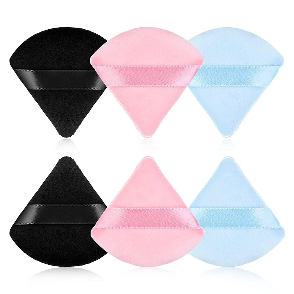COSLUXE Beauty Blender 7 Pcs with Storage Box Makeup Sponges, Air Cushion Powder Puff Beauty Tools Women Professional Cosmetic Puff with Box Powder Sponge Dry & Wet Use Multicolored - Image 7