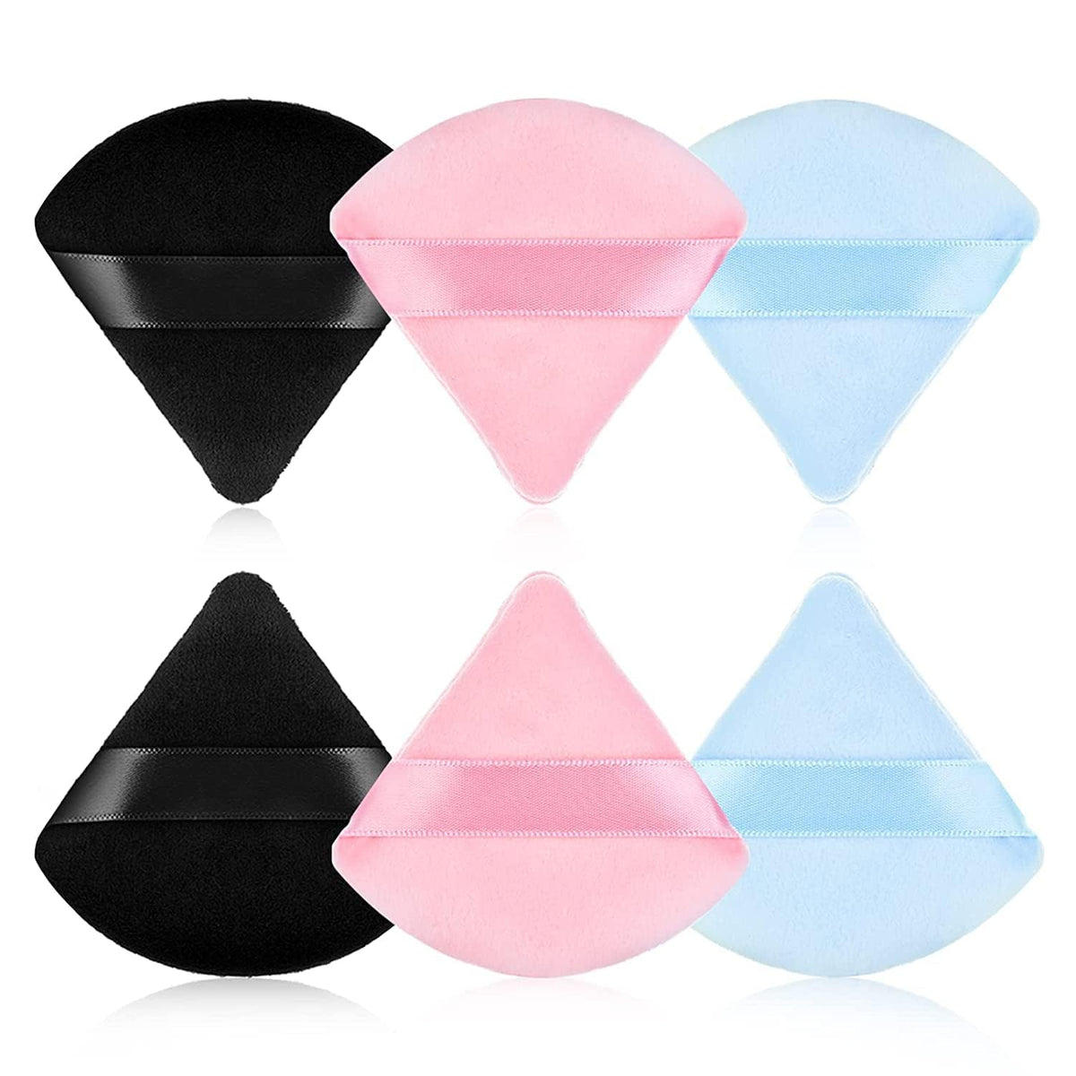 COSLUXE Beauty Blender 7 Pcs with Storage Box Makeup Sponges, Air Cushion Powder Puff Beauty Tools Women Professional Cosmetic Puff with Box Powder Sponge Dry & Wet Use Multicolored - Image 7