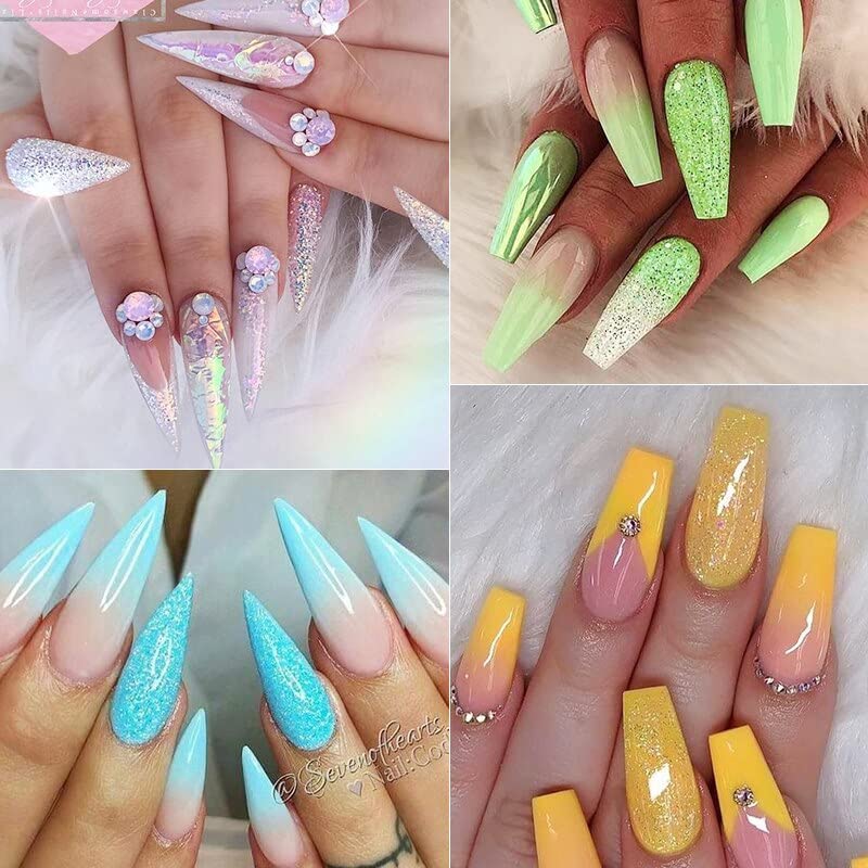 NAILWIND Nail Glitter Powder, Chrome Nail Powder, Metallic Mirror Powder, for Woman Girls,Nails Decoration,Nail Art Manicure,Nail Designs (6 Pcs Set, Pink) - Image 7