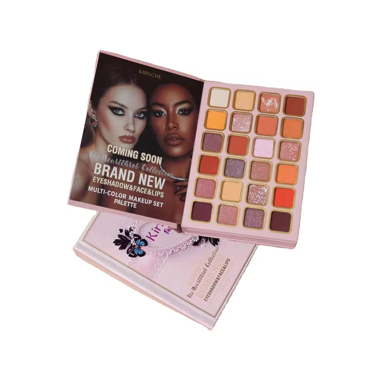 My Colors 5-in-1 all in one makeup kit book, Multi- Color Makeup Set Palette, Eyeshadow,Highlighter, Blusher Contour,Contour Bronzer Powder Eyeshadow book Palette - Multicolored - Image 4