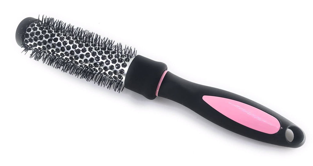 COSLUXE Professional Round Brush Set for Blow Drying Curling,Round Hair Brush Set for Woman Curly and Straight Salon Hair Styling, (PINK, 25mm -1pcs)