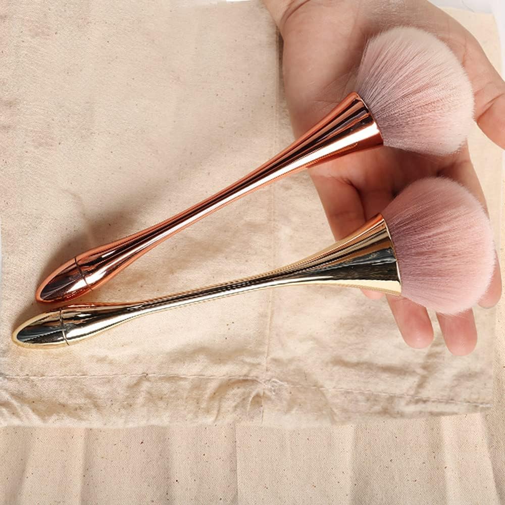 MY COLOR Nail Art Brush, Soft Nail Art Dust Remover Brush Long Handle Manicure Nail Art Tools for Acrylic or Makeup Powder Blush Brushes - Image 2