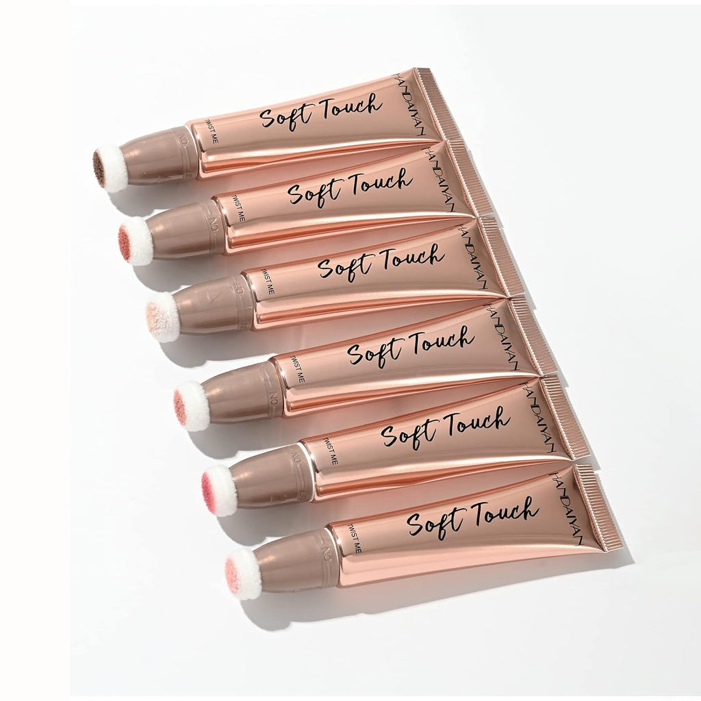 My Colors Liquid Highlighter Stick with Cushion Applicator, Soft Touch Long Lasting Natural Matte Finish, Silky Cream Face Highlighter and Contour Bronzer Stick (H1) - Image 5