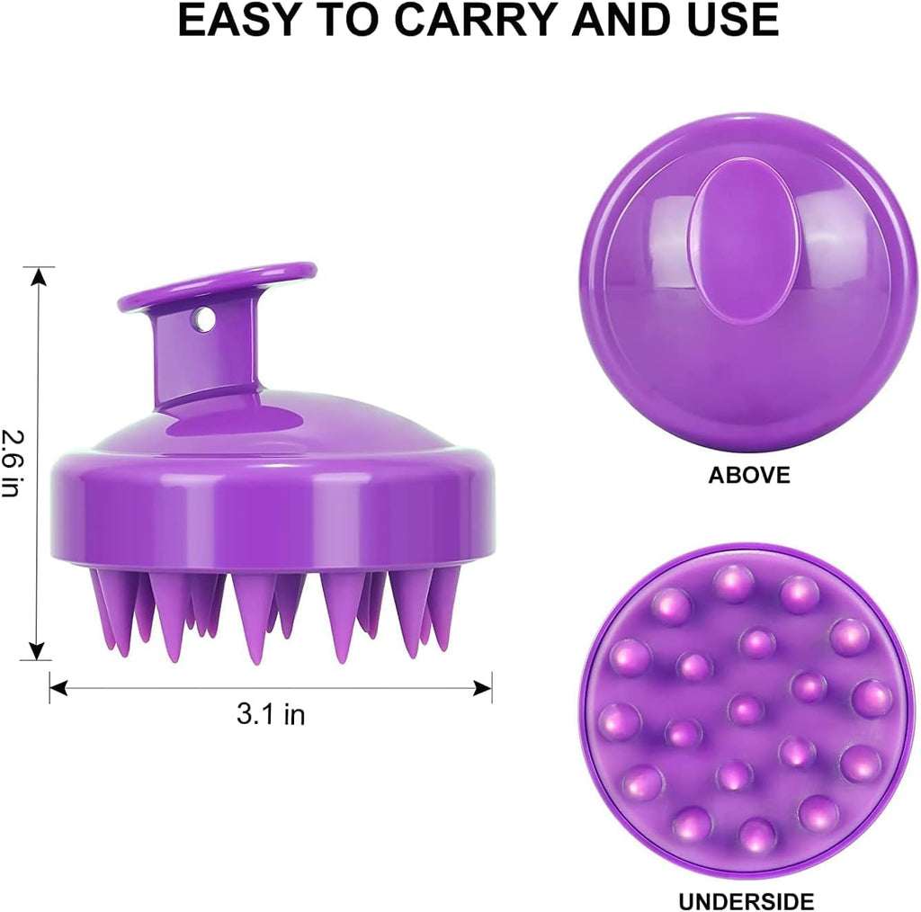 COSLUXE Scalp Massage, Scalp Massager, Head & Hair Massagers For Hair Growth for Dry Massage, Oil & Shampoo - Image 7