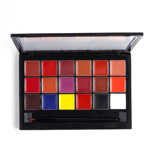 COSLUXE 18 Color Ultra Pigmented Pop Lips Matte Lip Cream Palette 19g lipstick palette for women - Image 2