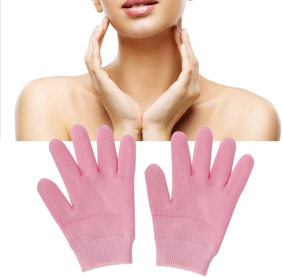 COSLUXE 1 Pair of Spa Gloves, Gel Gloves, Moisturising Hand Mask for Dry Hands, Hand Peel Mask, Spa Gloves, Moisturising Gloves for women girls - Image 6
