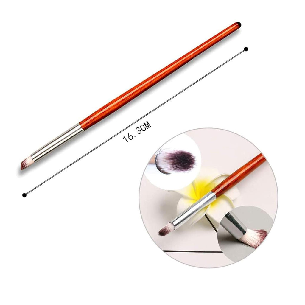 NAILWIND 3 Pcs Ombre Nail Art Brush Set Wooden Gel Builder Brush Double Head Nail Gradient Shading Pen With 4 Replaceable Sponge Heads Manicure Tools - Image 8