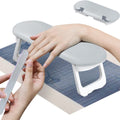 NAILWIND Nail Hand Rest Cushion, Microfiber Leather Arm Rest Nail Table for Fingernails and Toenails, Professional Manicure Nail Pillow Hand Rest Stand for Nail Technician Salon Use