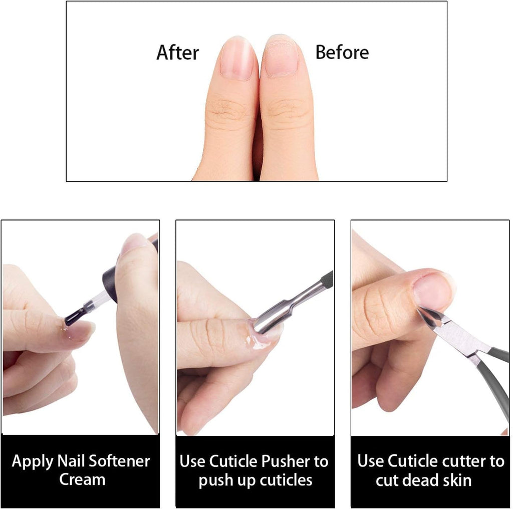 COSLUXE Cuticle Nippers Cuticle Scissors Trimmer & Remover - Stainless Steel | Extremely Sharp | Best Hand Care Professional Manicure Tool - Image 8