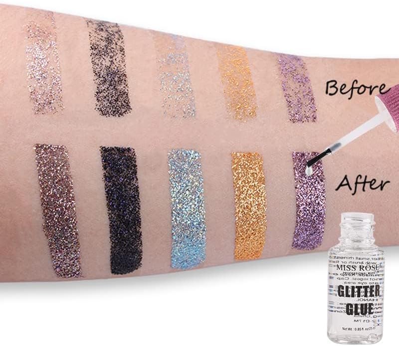 My Colors X Glitter Glue for Eye, Eye Glitter Glue for Shimmer EyeShadows & Pigments Face & Body Waterproof Long Lasting 25ml - Image 3