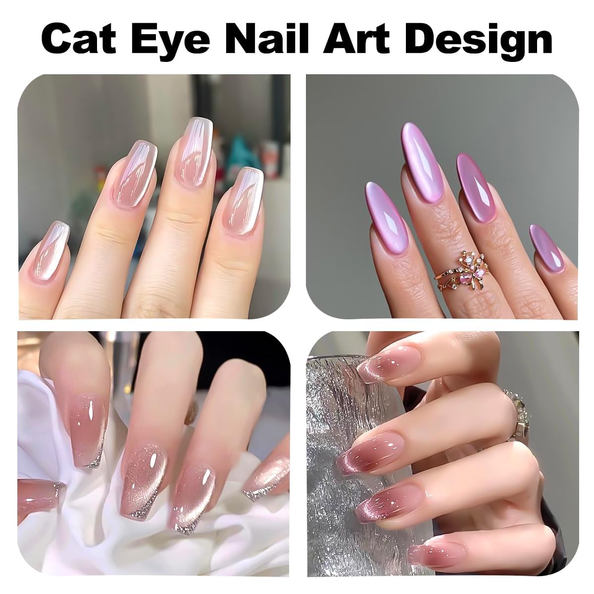 NAILWIND 3 IN 1 Nail Magnet Tool Y Shape Cat Eye Gel Polish Nail Magnet Pens, Powerful Force 3D Magnetic Double Head Multifunctional Design Portable Handheld for Salon Studio Home Manicure - Image 9