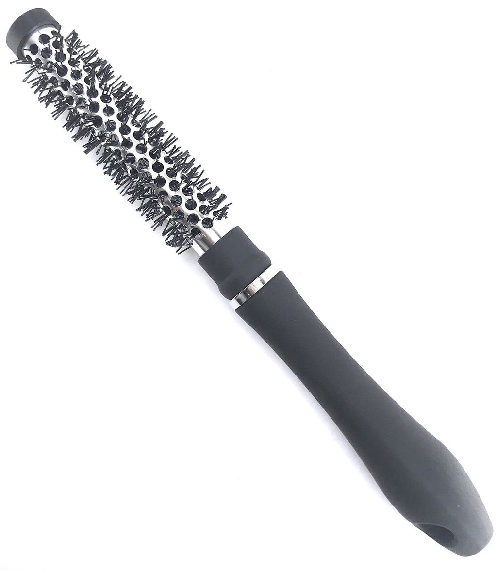 COSLUXE Professional Round Brush Set for Blow Drying Curling,Round Hair Brush Set for Woman Curly and Straight Salon Hair Styling, (BLACK, 25MM)