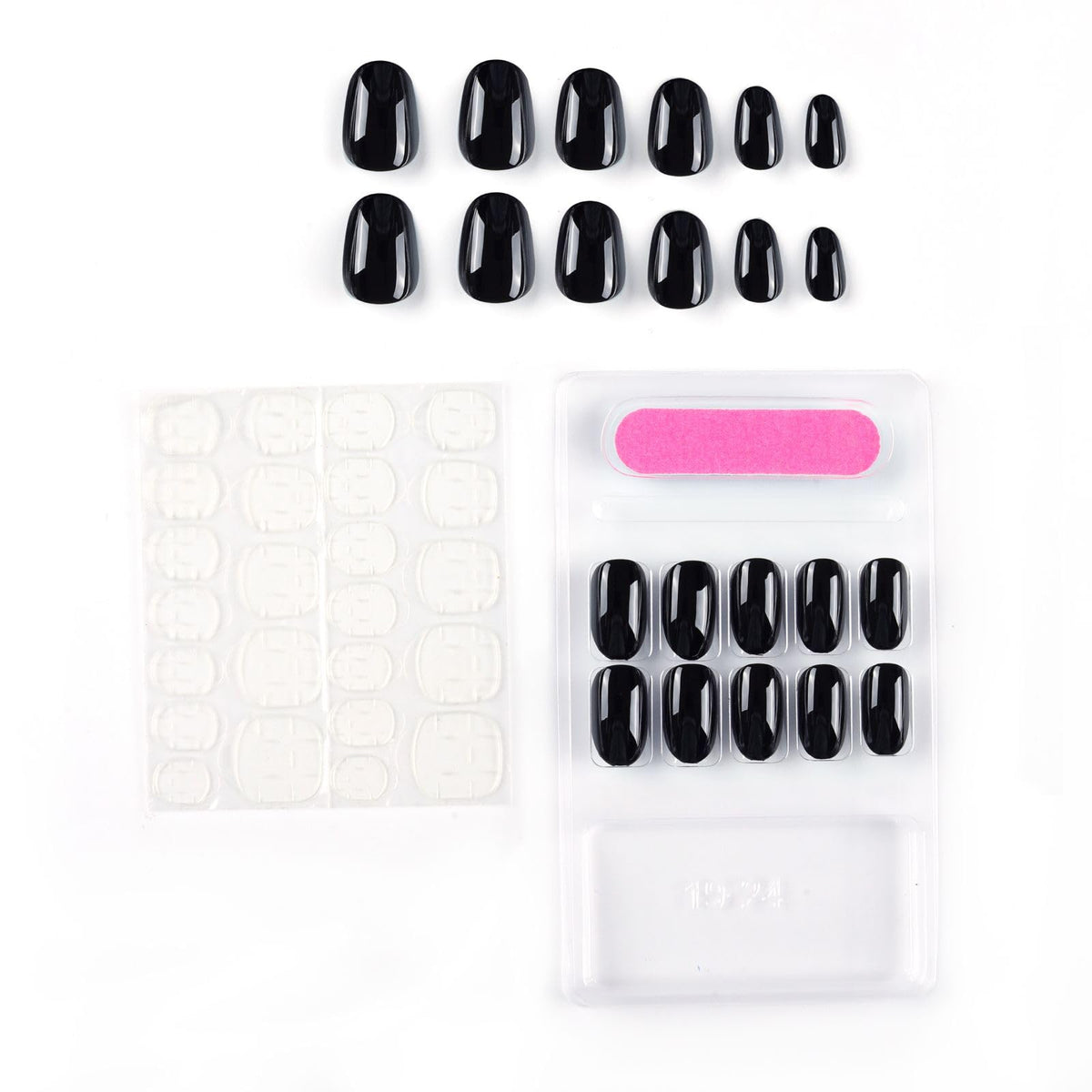 NAILWIND 24 Natural French Short False Nails Acrylic Full Cover Nails,Natural Fake Nails Delicate & Comfortable for Women and Girls (N20, 24 Count -Pack of 1) - Image 3
