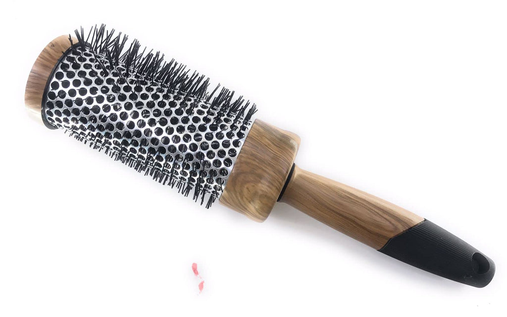 COSLUXE Professional Round Brush Set for Blow Drying Curling,Round Hair Brush Set for Woman Curly and Straight Salon Hair Styling, (Wooden, 45mm -1pcs)