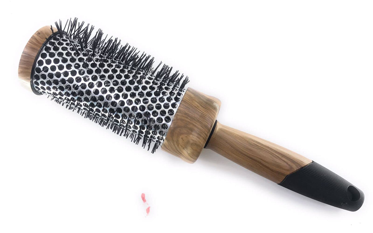COSLUXE Professional Round Brush Set for Blow Drying Curling,Round Hair Brush Set for Woman Curly and Straight Salon Hair Styling, (Wooden, 45mm -1pcs)