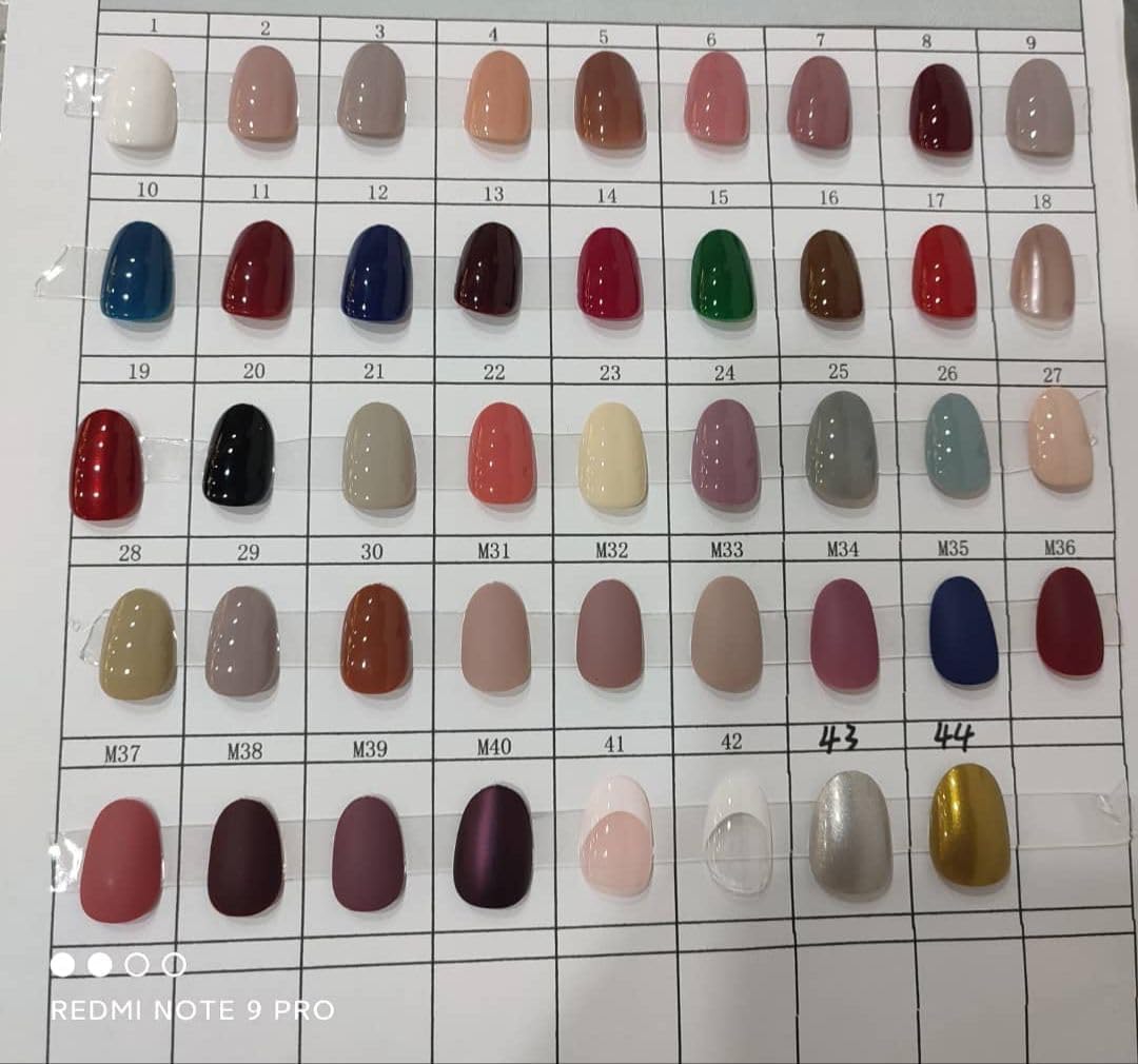 NAILWIND 24pcs Press on Nails | Matte Natural French Short False Nails | Acrylic Full Cover Nails | Natural Fake Nails Delicate & Comfortable for Women and Girls (V-36) - Image 6
