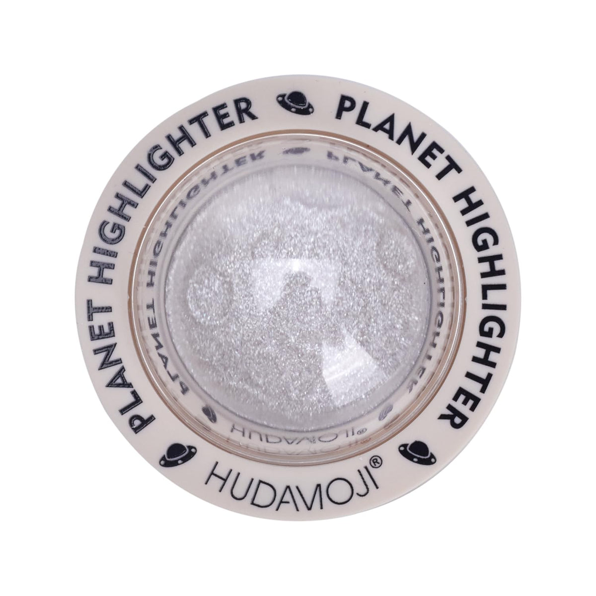 HUDAMOJI Planet Highlighter Collection, 4 Shimmering Shades, Cream Formula (white, 5g) - Image 2