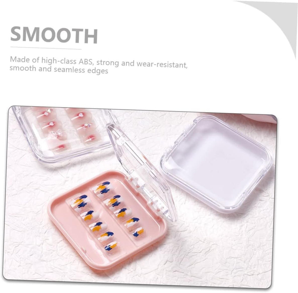 NAILWIND 6pcs Press on Nail Storage Box | Nails box Display Storage Container | Transparent Nail Packaging Boxes | Organizer Case | Press On Nail Packaging Box | for Salon Home Nail Storage Supplies - Image 9