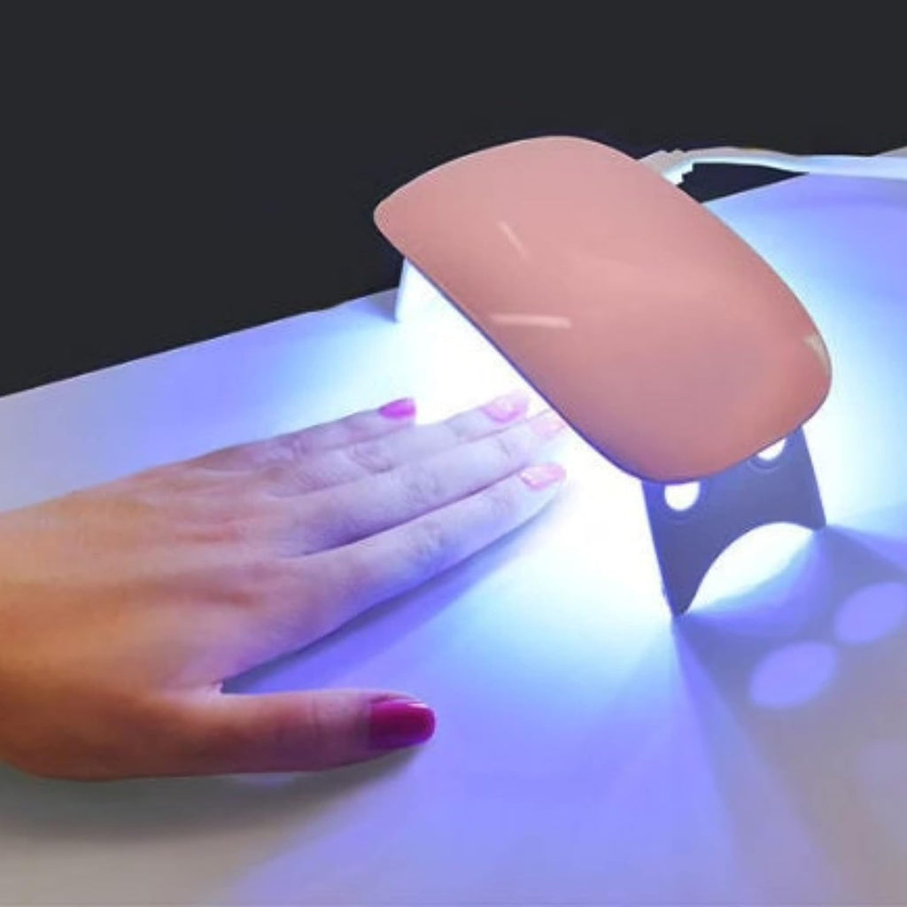 NAILWIND Nail Dryer Lamp Mini, 6W LED UV Portable Nail Dryer Curing Lamp Light for Gel Based Polish USB Power with 45s/60s Timer Setting - Image 9