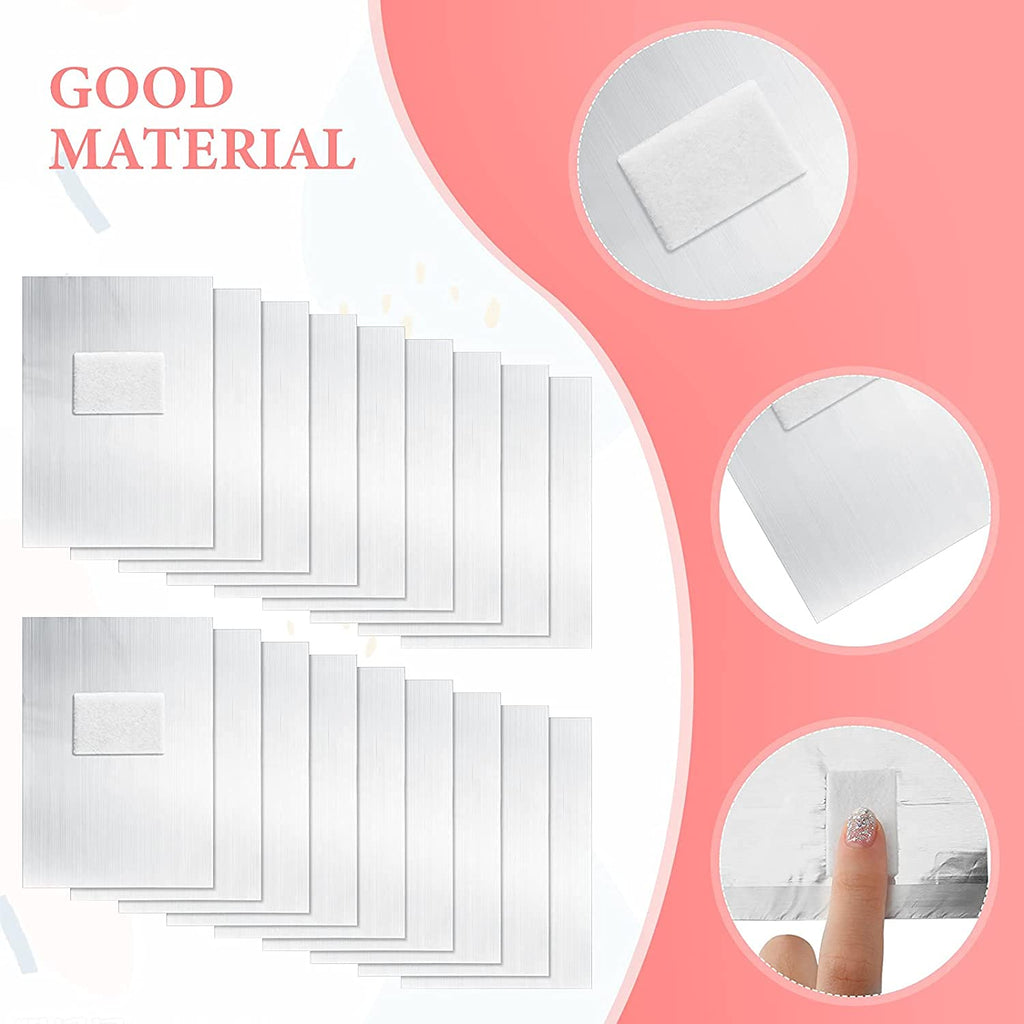 NAILWIND Nail Polish Remover Gel Sheets Acetone Free, Nail Foil Wraps Gel Polish Remover Foils Acrylic Tin Soak Off Pads with Pre-attached Lint-free for Women Girls Home and Salon Use, 200 Count - Image 2