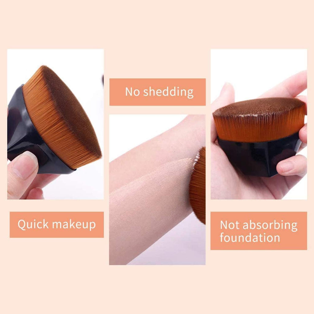 COSLUXE Foundation Makeup Brush, Petal-Shaped Multifunctional Base Makeup Brush,Suitable for Mixed Liquid, Cream or Flawless Powder Cosmetics - Image 7
