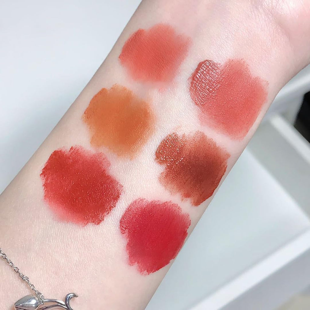 My Colors Strokes 6 Pcs Matte Lipstick | Velvet Matte Liquid Lipstick set | Hydrating | Long-Lasting | Non-Sticky | Keychain Rabbit Design Lip Mud | Trendy Lipsticks for Women Girls - Image 2