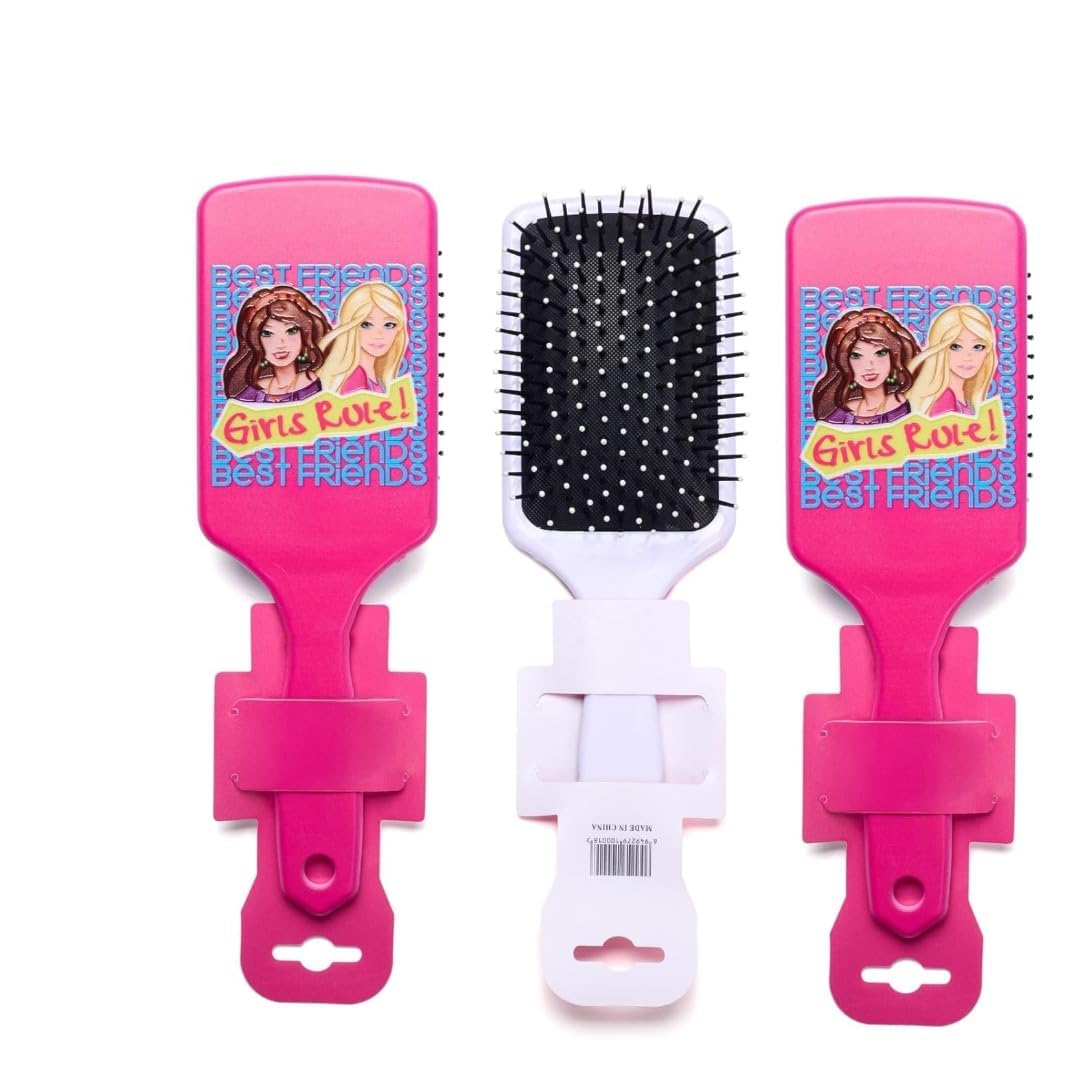 COSLUXE x Hair Brush, Paddle Detangle Hair Brush Comb for Girls, Women Kids/Hair Comb - Girls Gifts - Pink 1 - Image 2