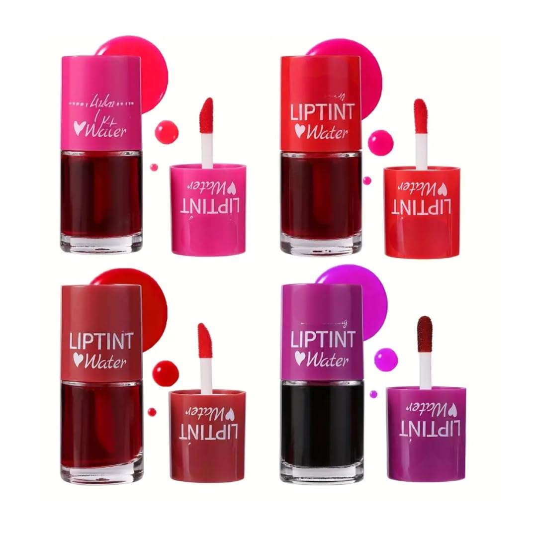 COSLUXE x Daroge 3Pcs Dear Darling Water Tint Gel Luminous Lip & Cheek Tint, Lip/Eye/Cheek 3 in 1 Lip Gloss, - Image 4