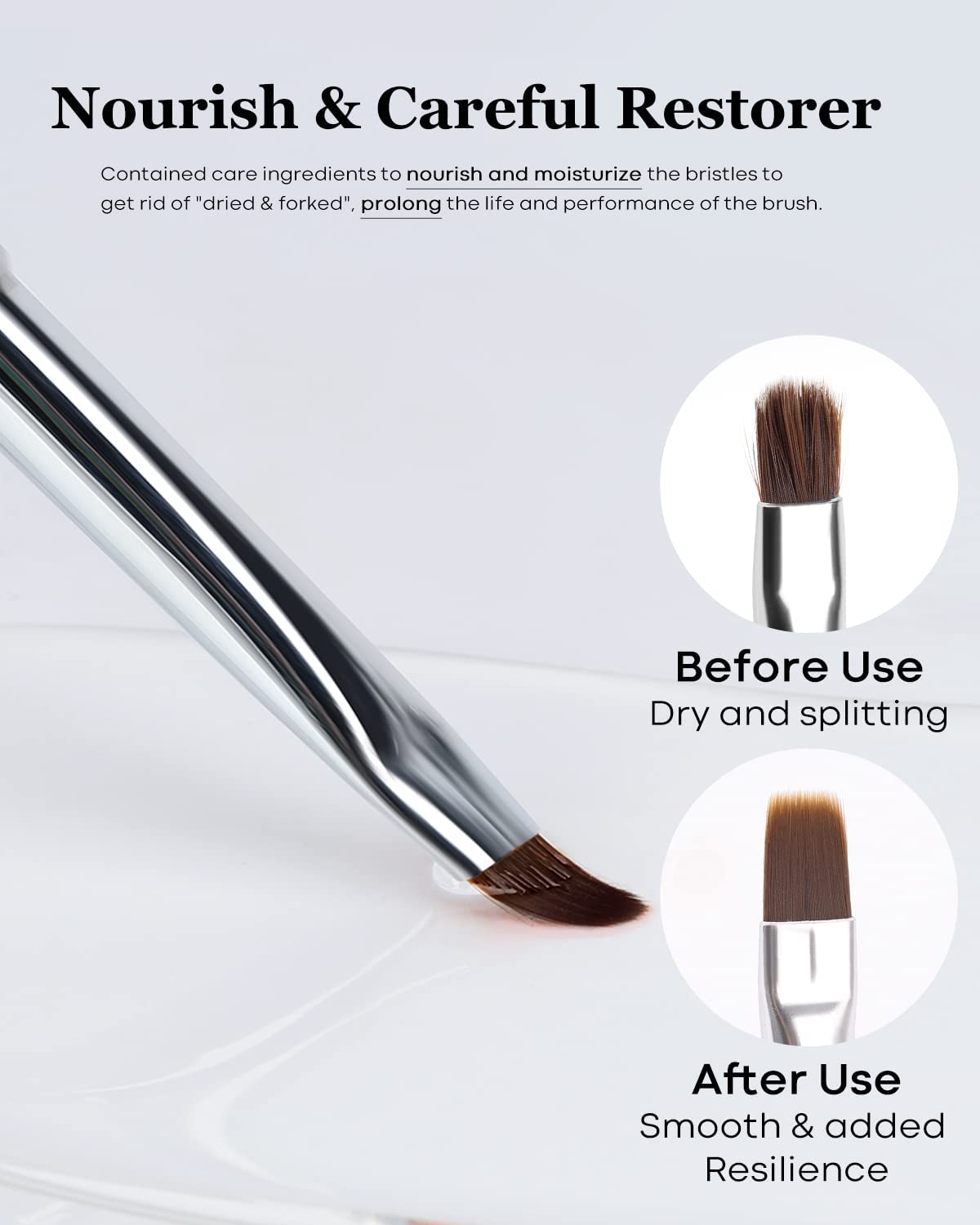 NAILWIND Nail Art Brush Cleaner & Restorer for Gel Polish/Nail Extension Gel/Nail Art Liner/Dip Powder/Acrylic Builder Manicure Brush DIY Salon at Home 100ml - Image 7