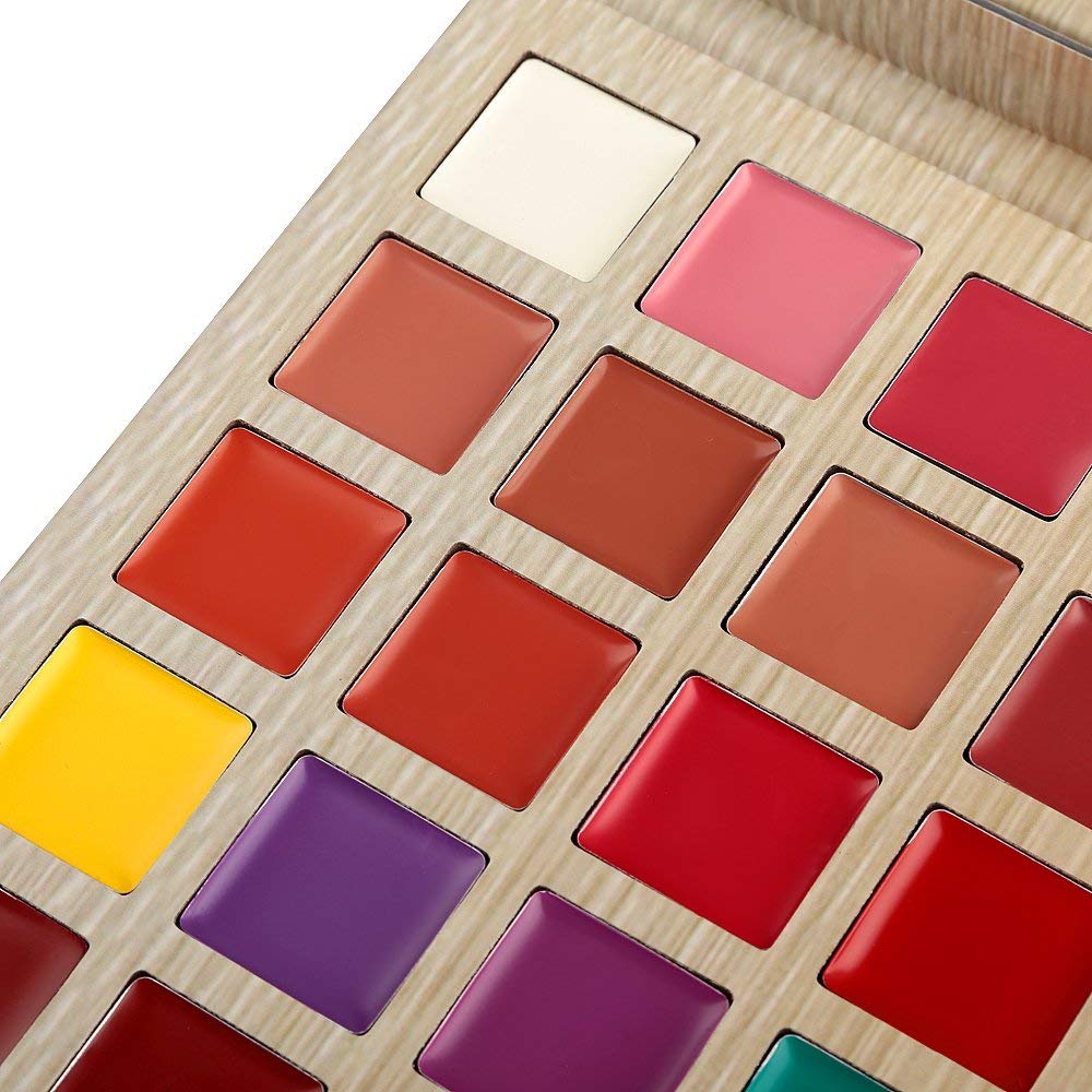COSLUXE x DELANCI Lipstick Palette, 25 Color Lip Palette, Soft Moisturizing Long Lasting Smudge Proof Matte Lipstick Set, Multishade Cream Lip Gloss Makeup Palette Professional Cosmetic Lip - Image 8