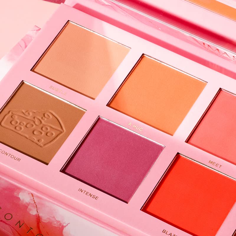 COSLUXE IMAGIC PRO CHEESE PROFESSION 8 COLOR CONTOUR & BLUSH PALETTE 32.8g - Image 7