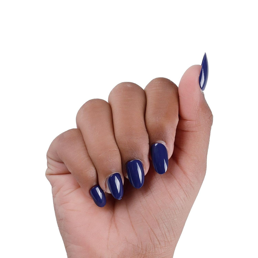 NAILWIND 24 Press on Nails | Natural French Short False Nails | Acrylic Full Cover Nails | Natural Fake Nails Delicate & Comfortable for Women and Girls (V-12) - Image 5
