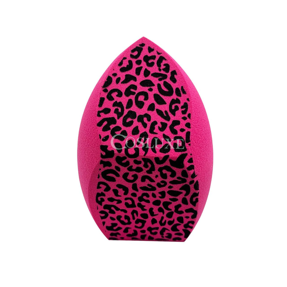 COSLUXE 1 Pcs Leopard Print Makeup Sponge Set, Multi-Shape Beauty Blender for Liquid, Cream & Powder, Soft Latex-Free Foundation Blending Sponges – Wet & Dry Use