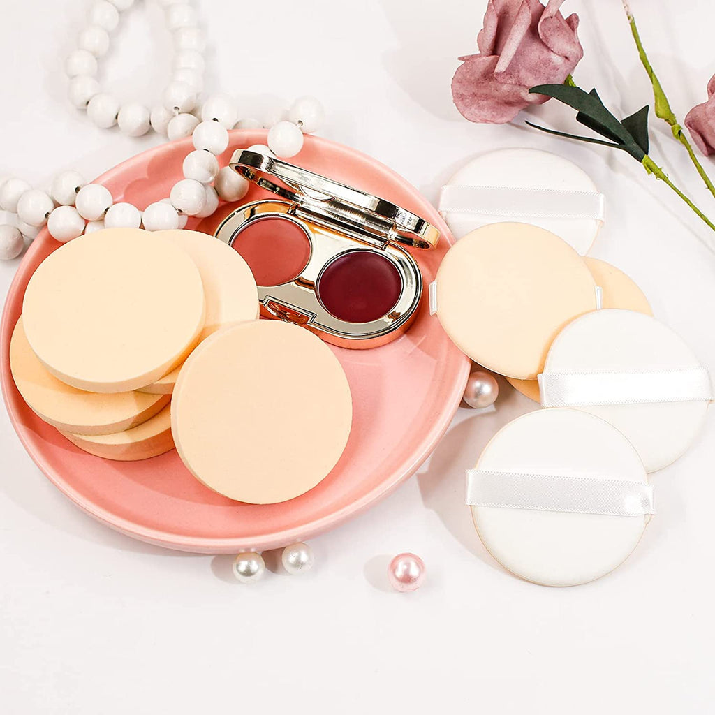 Cosluxe Professional 8 in 1 Makeup Sponge Multicolour,Cotton Pad Applicator Foundation Makeup Blender Powder Buff Sponge Cosmetic Puff Women's & Girls Cosmetic Makeup Beauty Pack of 2 - Image 6