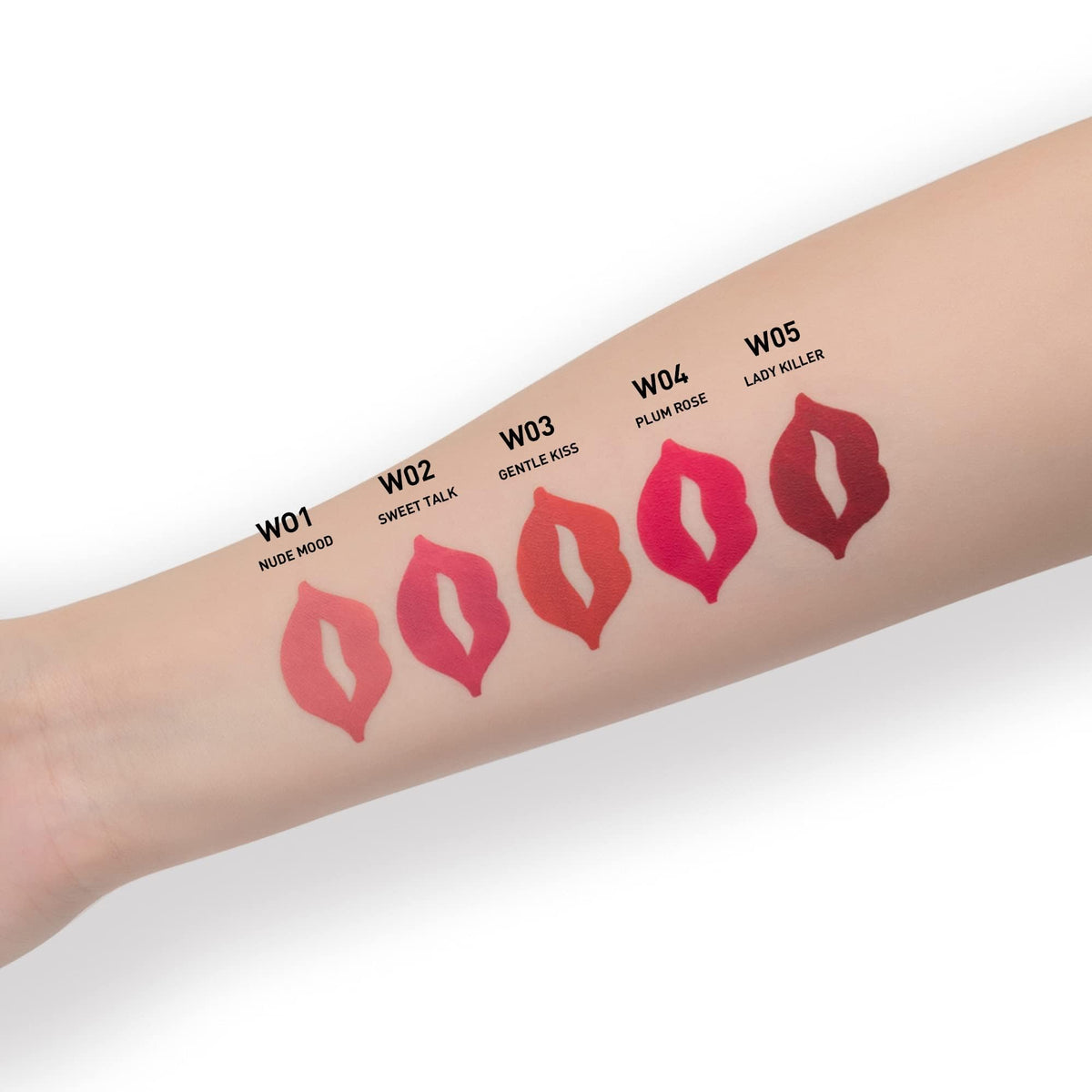 COSLUXE IMAGIC Professional Velvet-Matte, Long Lasting Matte Liquid Lipstick Kit Set (5.g, 02 - Maples) - Image 5
