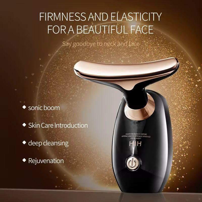 COSLUXE Multi functional Facial Massager, Beauty Face Massager for Face and Neck, Facial Massager for Skin Care, Wrinkle Reduction, Skin Tightening, Blood Circulation Boost - Ergonomic & Travel-Friendly - Image 4