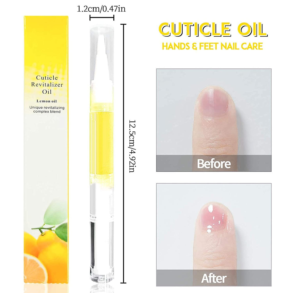 NAILWIND Nail Cuticle Oil Pen, Nail Cuticle Oils Nutrition Oil Pen Cuticle Revitalizer Oil Pen for Nails with Soft Brush Cuticle Oil Bulk Softener Moist Gel Nail Treatment Nourishment Fruity - Image 6