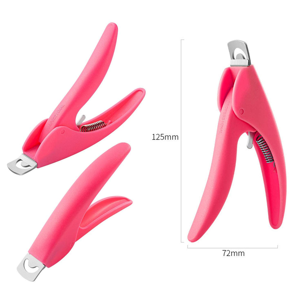 NAILWIND Polygel Nail Forms, 12Pcs Nail Tips Clip for Quick Building Polygel Nail Forms Nail Clips for Polygel Finger Nail Extension UV LED Builder Clamps Manicure Nail Art Tool with 1Pcs False Nail Tip clipper - Image 7