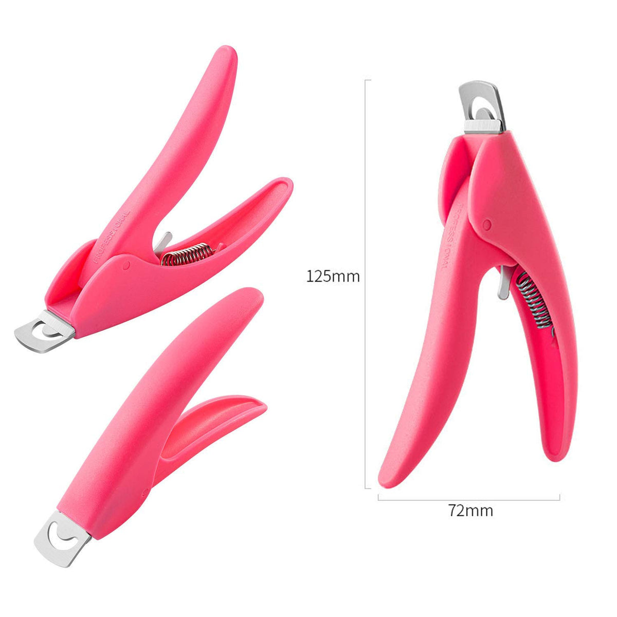 NAILWIND Polygel Nail Forms, 12Pcs Nail Tips Clip for Quick Building Polygel Nail Forms Nail Clips for Polygel Finger Nail Extension UV LED Builder Clamps Manicure Nail Art Tool with 1Pcs False Nail Tip clipper - Image 7