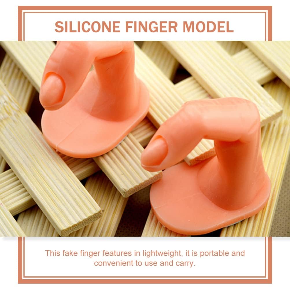 Cosluxe Practice Manicure Fingers Fake Training Fingers for Acrylic Nail Practice Finger Nail Art Training Display Decoration Without Nails 10 Pieces - Image 9