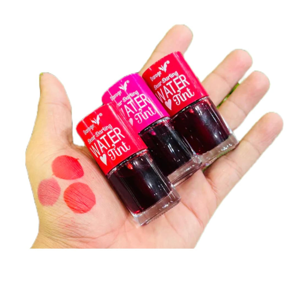 COSLUXE x Daroge 3Pcs Dear Darling Water Tint Gel Luminous Lip & Cheek Tint, Lip/Eye/Cheek 3 in 1 Lip Gloss, - Image 2