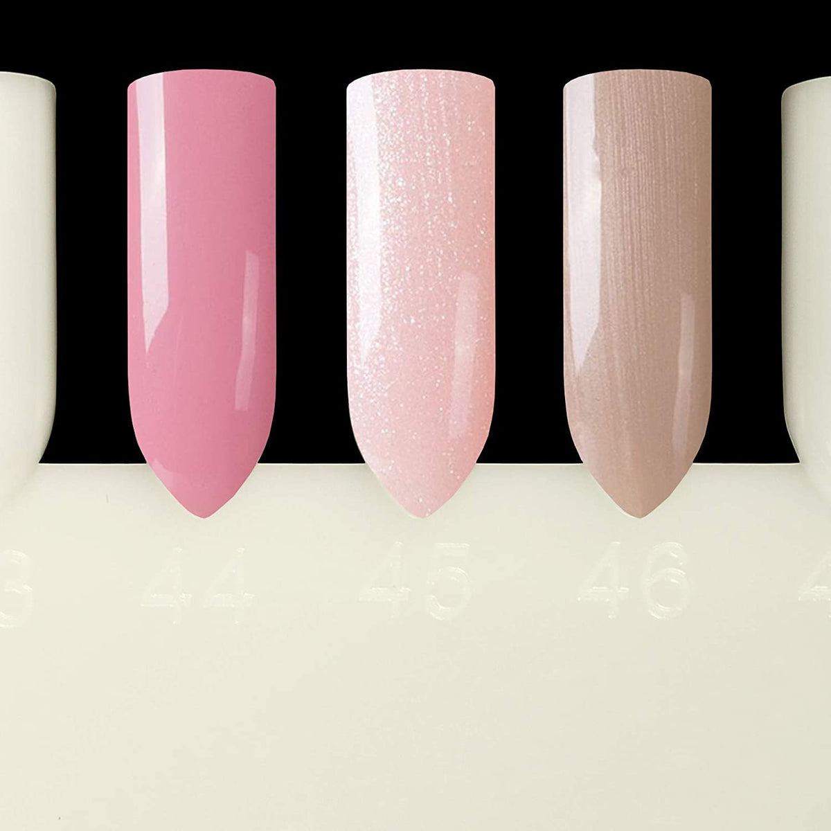 NAILWIND 48 Tip Nail Tip Display Palette Board, for Nail Art Design Pattern Practice and Swatch Nails Polish Colors Board Natural Color, PACH OF 1 - Image 3
