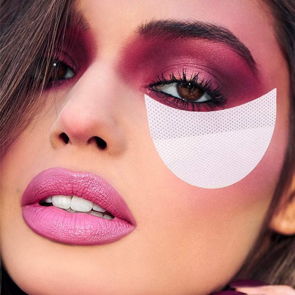 COSLUXE Eyeshadow Shield Eyeshadow Gel Pad Patches Eyes hadow Stencils for Prevent Eyelash Extensions, Tinting and Lip Makeup PACK OF 30 Pcs - Image 9