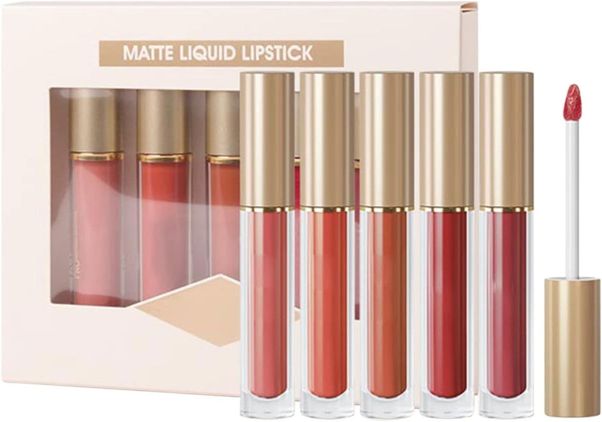 COSLUXE IMAGIC Professional Velvet-Matte, Long Lasting Matte Liquid Lipstick Kit Set (5.g, 02 - Maples) - Image 9