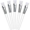 Cosluxe 6 pcs Facial Brushes Fan Mask Brushes Soft Face Mask Applicator Eyelash Extension Esthetician Makeup Tools for Mud Cream Professional Soft Brush, Face Pack Brush