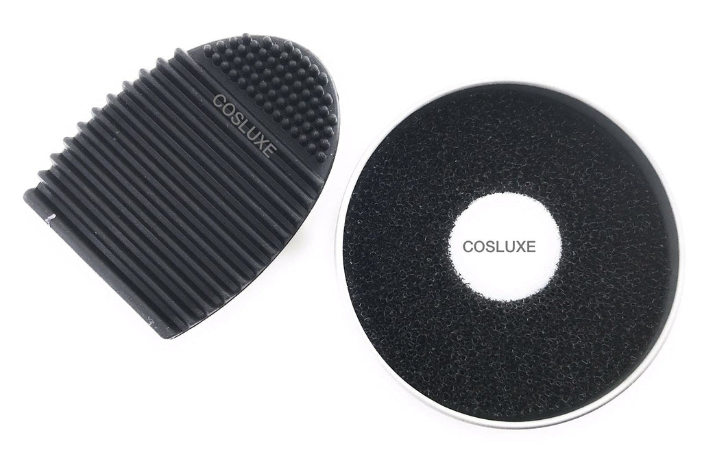 COSLUXE Makeup Brush Cleaning Tool - Make up Brush Quick Cleaner Sponge box 1, Makeup Brush Cleaner Silicone 1 - Removes Shadow Color from Your Brush - Image 5