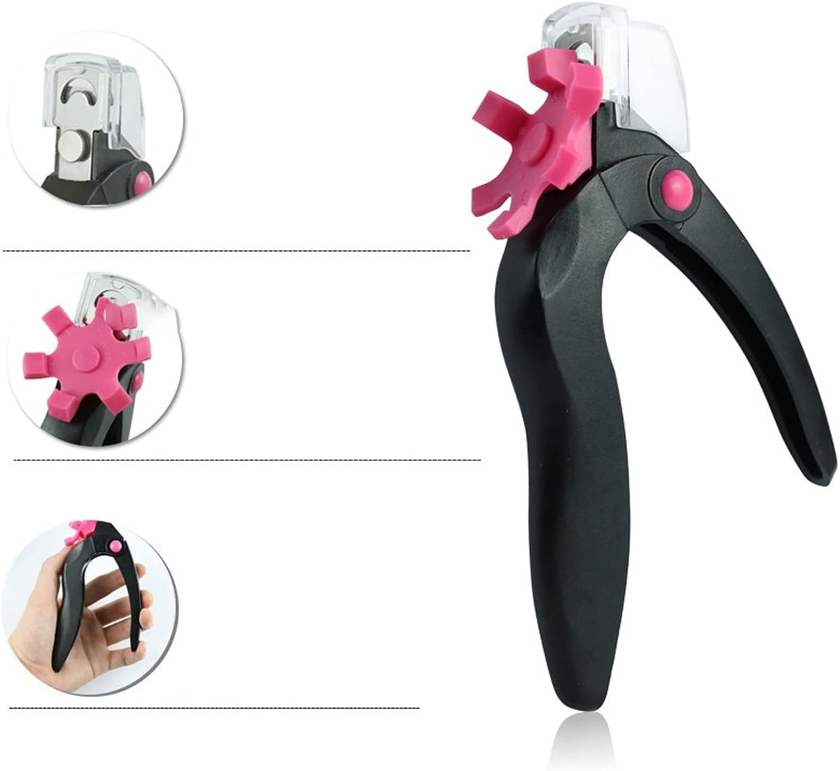 NAILWIND Nail Cutter for Acrylic Nails, Adjustable Triple cut, Nail Tips Nail Clippers, Stainless Steel Nail Tip Cutter, Nail Edge Clipper Cutter, Nail Clippers for Acrylic Nails, French Manicure Tool, - Image 8