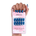 NAILWIND 24 Natural French Short False Nails Acrylic Full Cover Nails,Natural Fake Nails Delicate & Comfortable for Women and Girls (N10, 24 Count -Pack of 1)