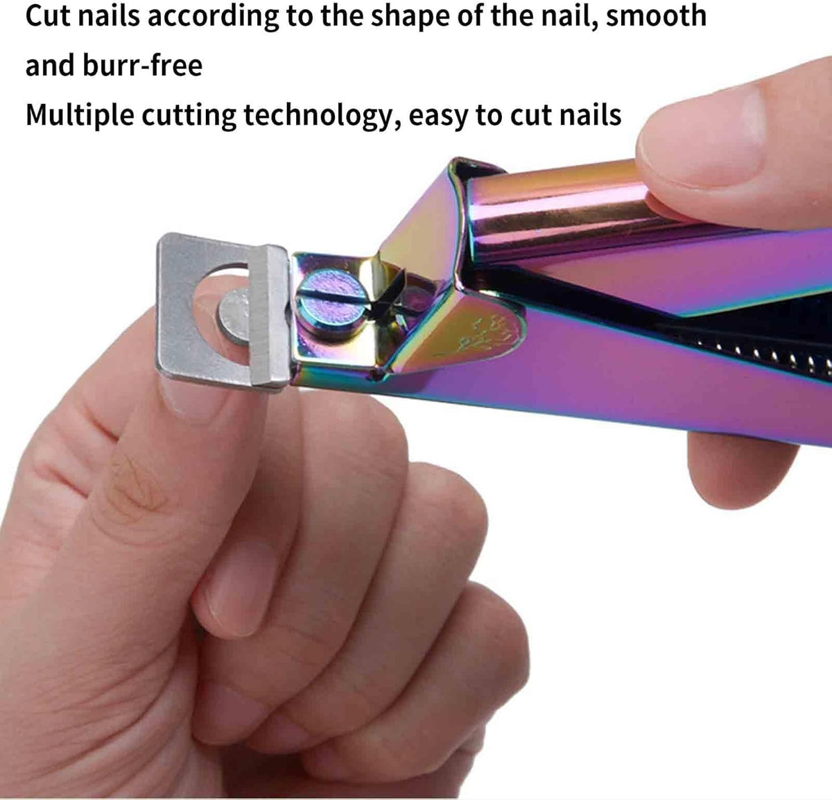 NAILWIND Acrylic Nail Clipper, 1 Pcs Professional Gel False Nails Tips Cutter, Fake Nail Clippers, Cutter Trimmer Stainless Steel Manicure Nail Art Tools (GOLD) - Image 6