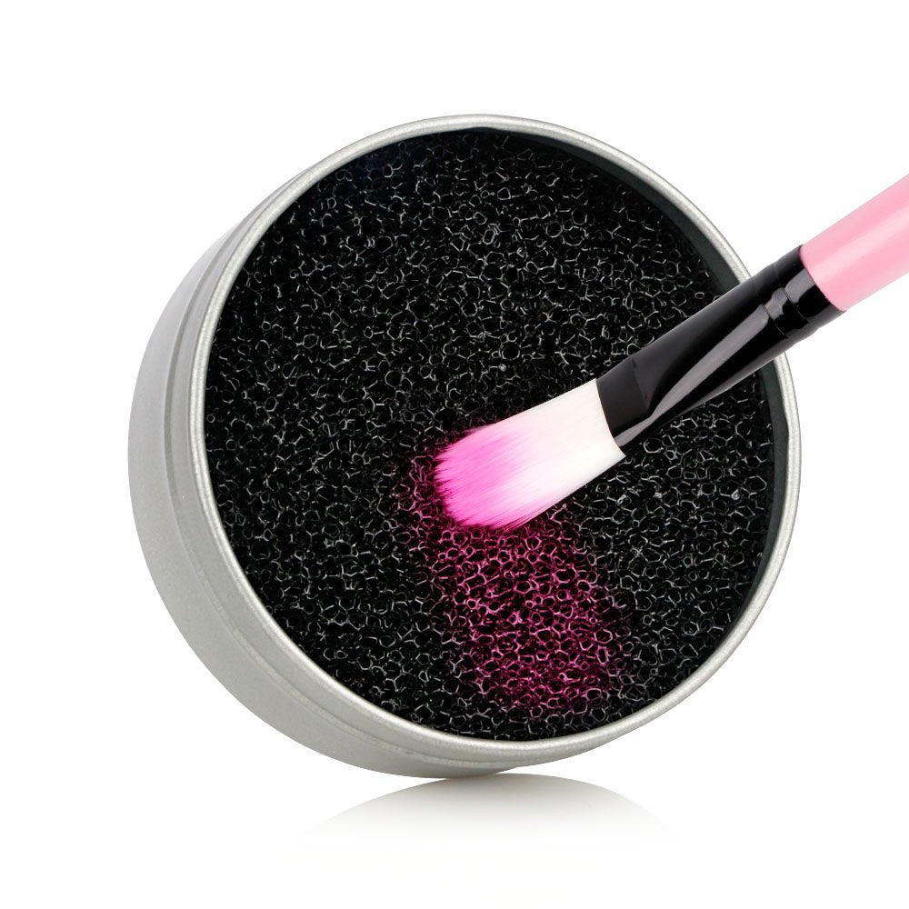 BH STUDIO PRO Makeup Brush Cleaner, Color Removal Cleaner Sponge (Pack of 1) - Black - Image 2